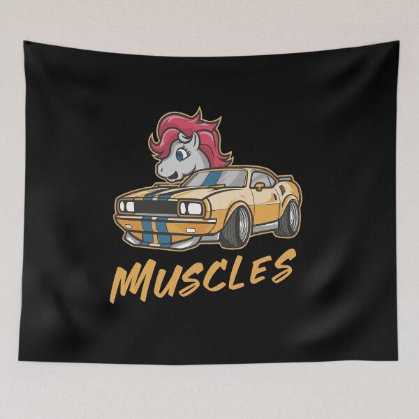 Item preview, Muscle Pony Car designed and sold by Threadsway.