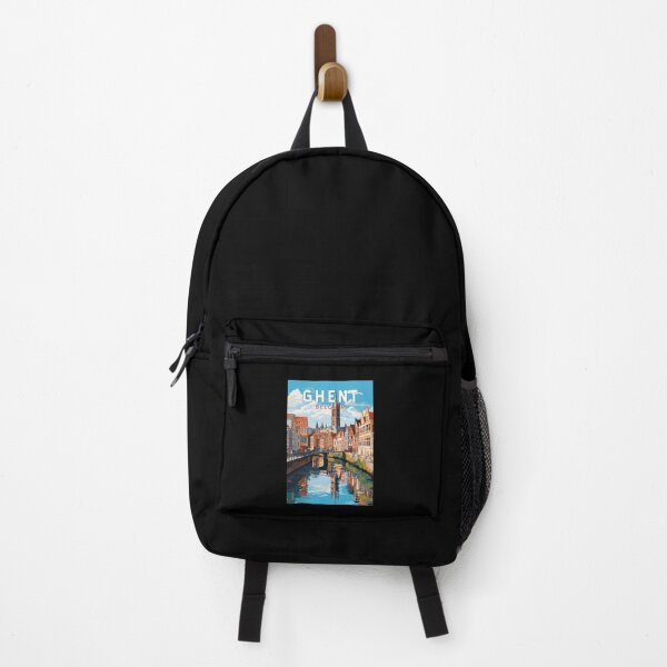 Item preview, Ghent Belgium Travel Art Vintage designed and sold by KrisSidDesigns.