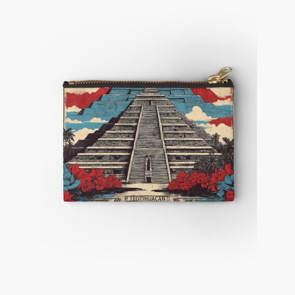 Item preview, Piramides de Teotihuacan Mexico Vintage Poster Tourism designed and sold by TravelersGems.