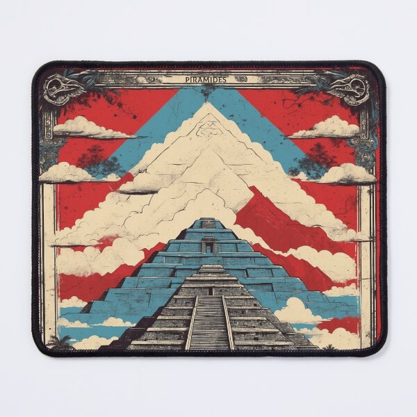 Item preview, Piramides de Teotihuacan Mexico Vintage Poster Tourism designed and sold by TravelersGems.