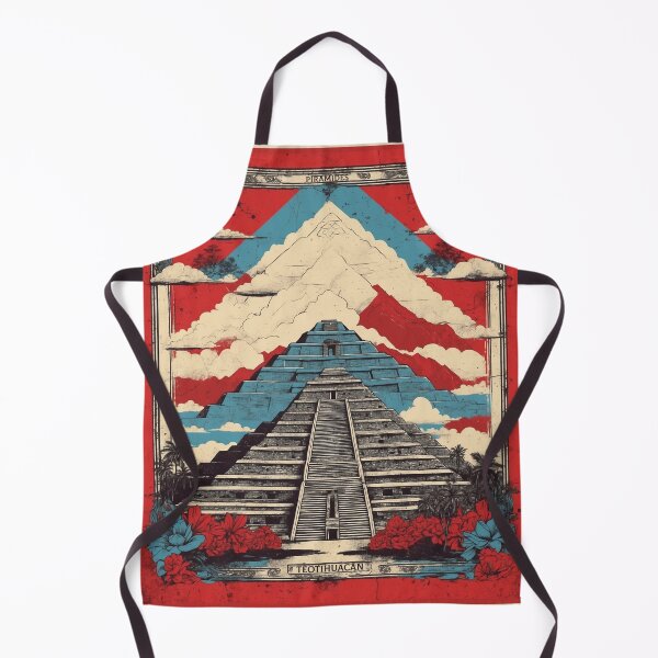Item preview, Piramides de Teotihuacan Mexico Vintage Poster Tourism designed and sold by TravelersGems.
