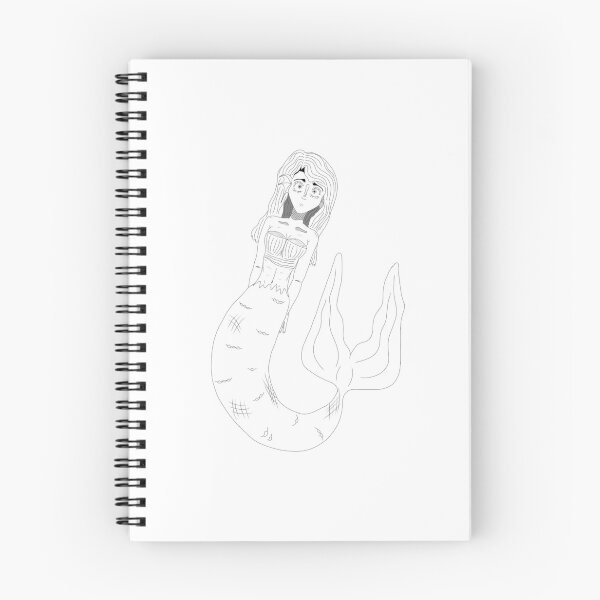Item preview, Mermaid in the colorless sea designed and sold by MarlasArtDesign.