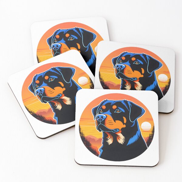 Item preview, Rottweiler With Sunset Dog Lover designed and sold by ozdilh.