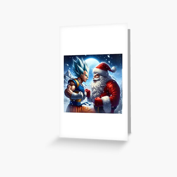 Item preview, Vegeta Vs. Santa designed and sold by AlmostMaybNevr.