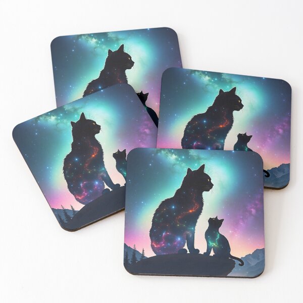 Item preview, Cosmic Cats designed and sold by TheCatsCorner.