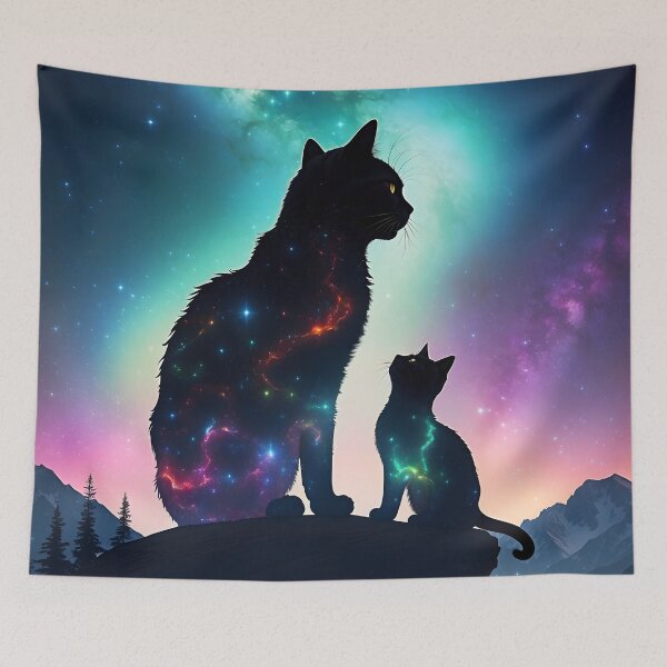 Item preview, Cosmic Cats designed and sold by TheCatsCorner.