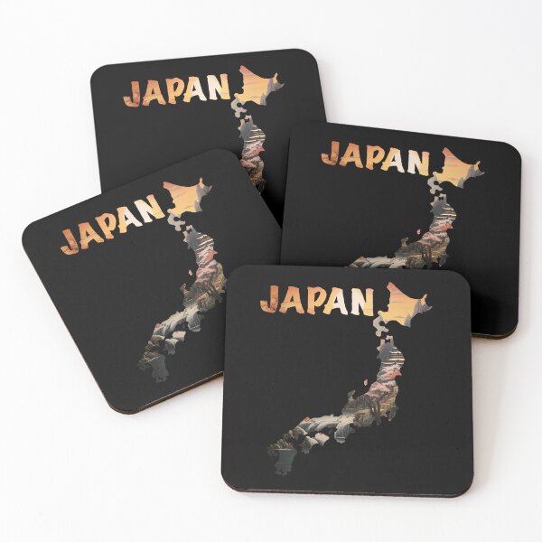 Item preview, Japan Map Double Exposure Middle Ages Japan designed and sold by AnnaMDesign.