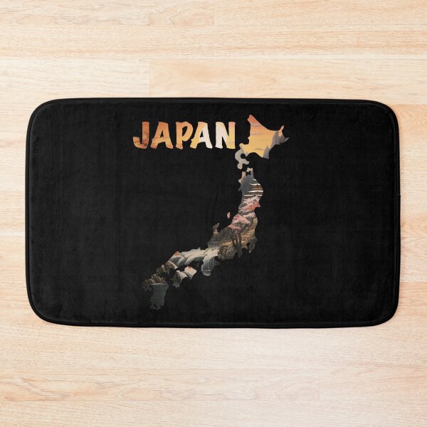 Item preview, Japan Map Double Exposure Middle Ages Japan designed and sold by AnnaMDesign.