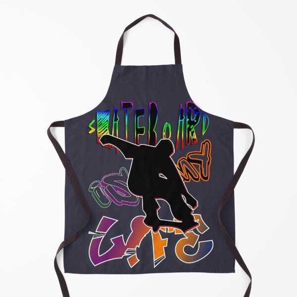 Item preview, Skateboard is my life Dynamic Silhouette, Graffiti colorful Font, green, blue and red designed and sold by SplashTastic.