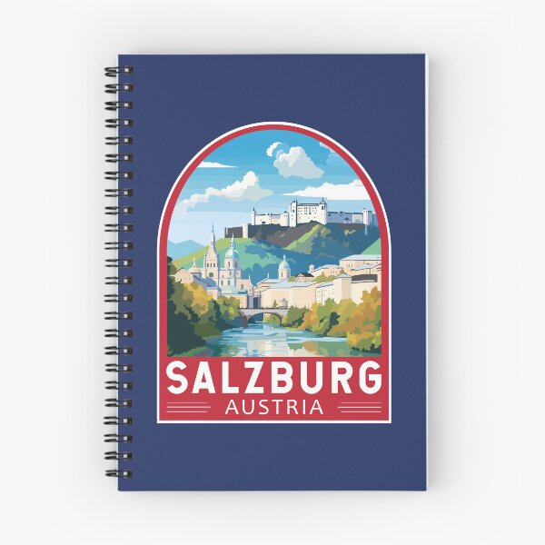 Item preview, Salzburg Austria Travel Art Emblem designed and sold by KrisSidDesigns.