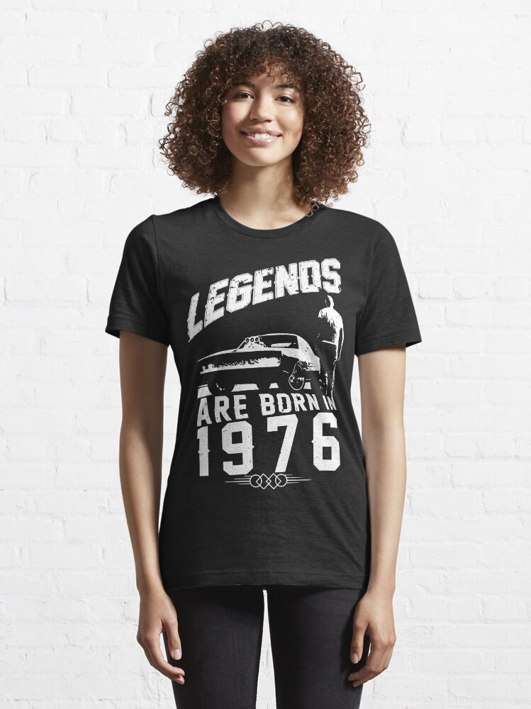 Alternate view of Legends Are Born In 1976 Essential T-Shirt