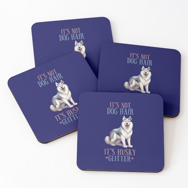 Item preview, It's Not Dog Hair It's Husky Glitter Husky Lover designed and sold by ArtMeetsPizza.