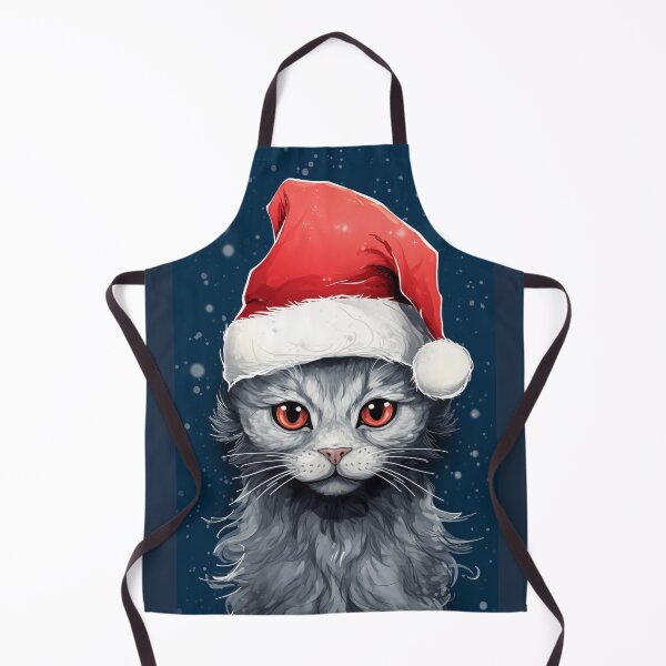 Item preview, Lykoi Cat in Santas Hat designed and sold by Sp3ctrumOfColor.
