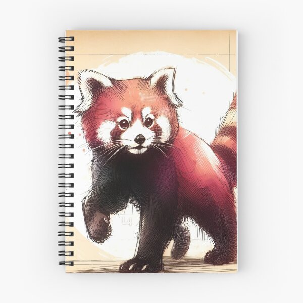 Item preview, Vintage Red Panda  designed and sold by Lykaon Art.