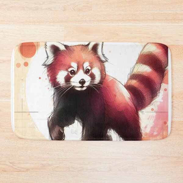 Item preview, Vintage Red Panda  designed and sold by Lykaon Art.