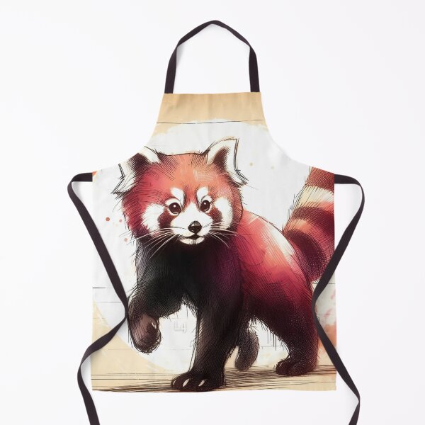 Item preview, Vintage Red Panda designed and sold by Lykaon Art.