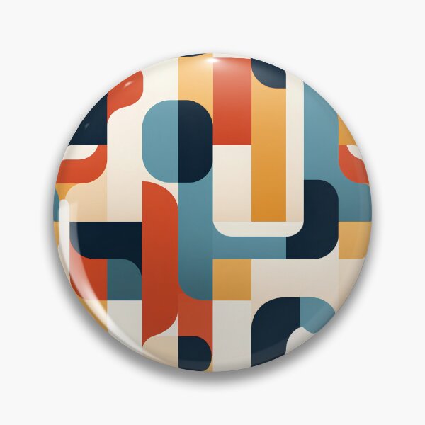 Item preview, Colorful geometric pattern on tan background designed and sold by MiracleSociety.