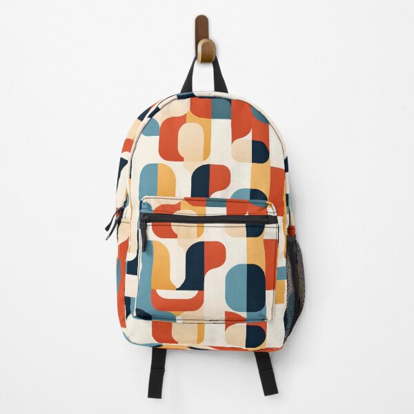 Item preview, Colorful geometric pattern on tan background designed and sold by MiracleSociety.