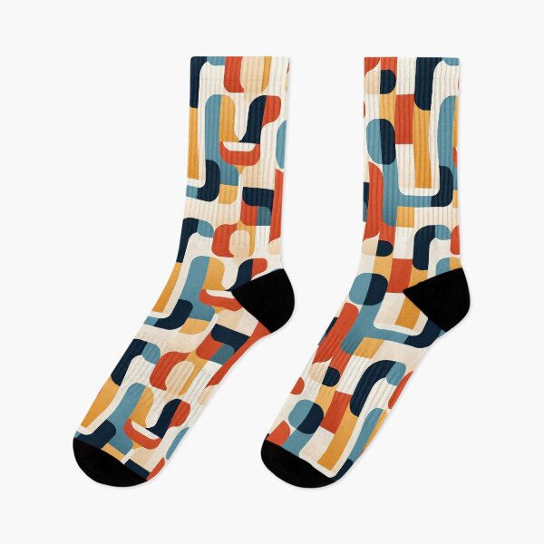 Item preview, Colorful geometric pattern on tan background designed and sold by MiracleSociety.