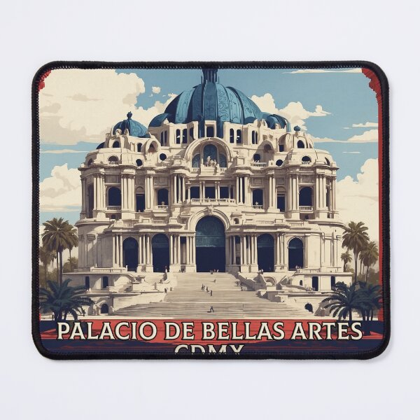 Item preview, Palacio de Bellas Artes Mexico Vintage Poster designed and sold by TravelersGems.