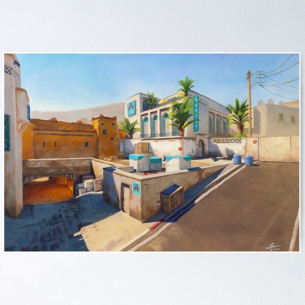 Item preview, Counter Strike 2, Dust 2 - A Site designed and sold by shreyasfineart.