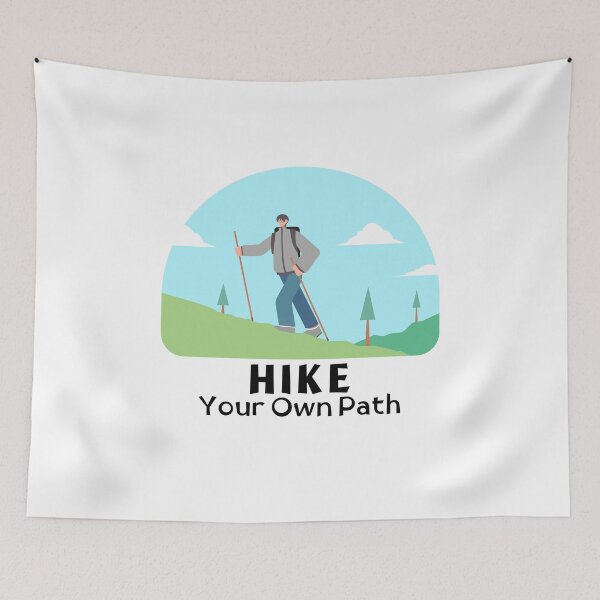 Item preview, Hike your own path camping hiking designed and sold by BreadnButter97.