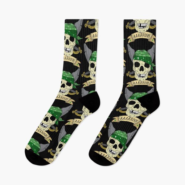Item preview, St Patricks Irish Skeleton Skull Pirate designed and sold by HotHibiscus.