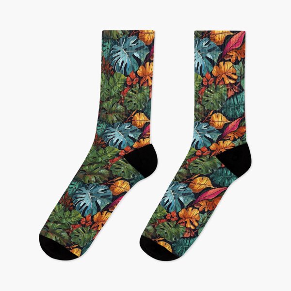 Item preview, Jungle Leaves Pattern designed and sold by JaneApril.
