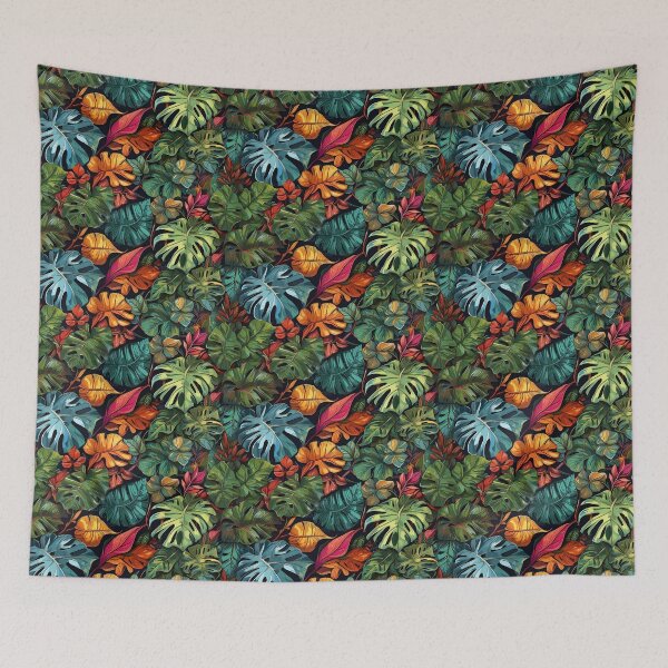 Item preview, Jungle Leaves Pattern designed and sold by JaneApril.