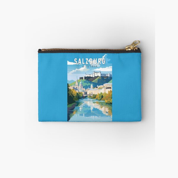 Item preview, Salzburg Austria Travel Art Vintage designed and sold by KrisSidDesigns.