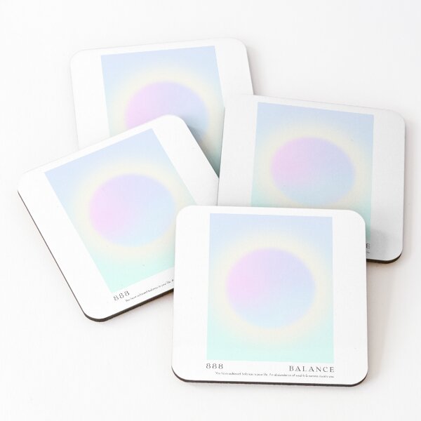 Item preview, Angel Number 888 - Balance - Pastel Aura Gradient designed and sold by EnchantedWishes.