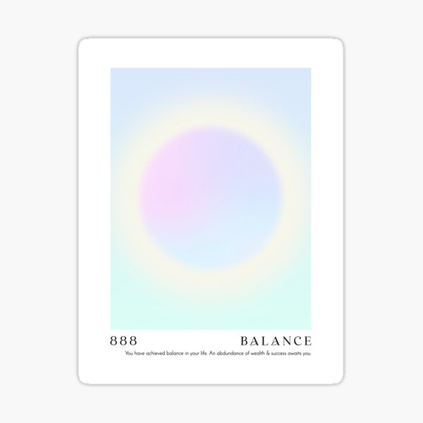 Artikel-Vorschau von Engel Nummer 888 – Balance – Pastell-Aura-Farbverlauf, designt und verkauft von EnchantedWishes.