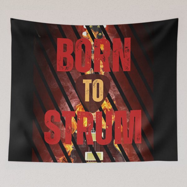 Item preview, Born to Strum design for guitarists designed and sold by TheVarc.