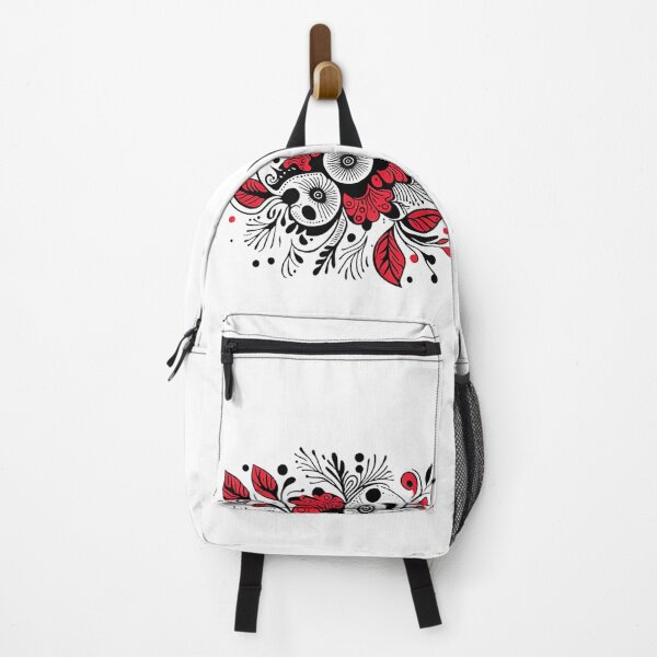Item preview, Red Flowers Leaves Abstract designed and sold by Oleg777999.