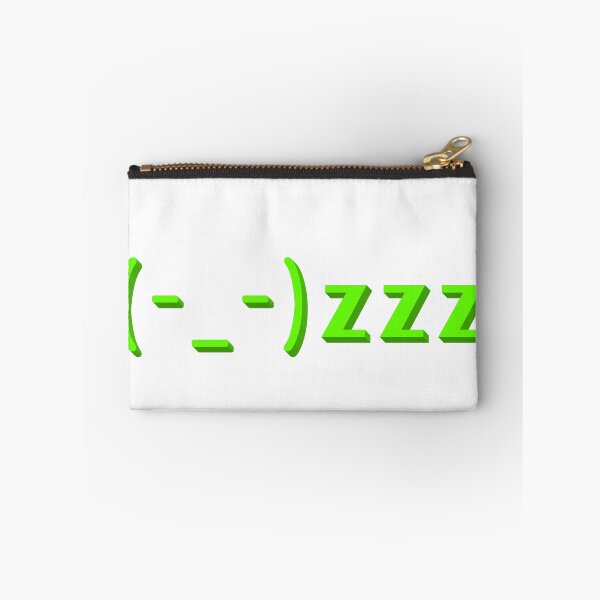 Item preview, Sleepy kaomoji emoticon face zzz designed and sold by pirkchap.