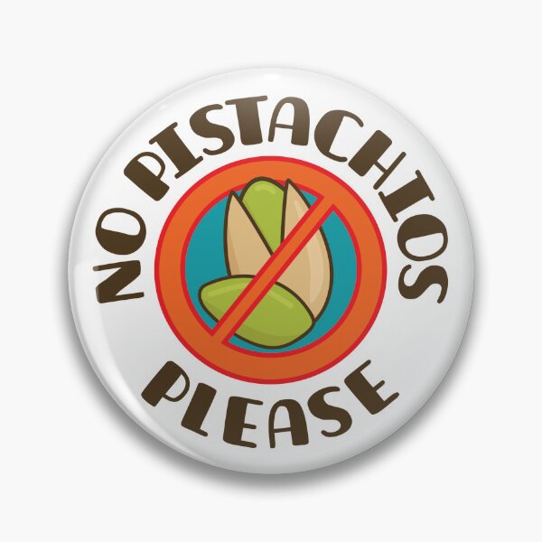 Item preview, No Pistachios Please - Food Allergy Alert designed and sold by Meg Bea Paperie.