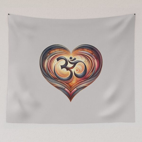 Item preview, Om Love Heart designed and sold by decmrArtistic.