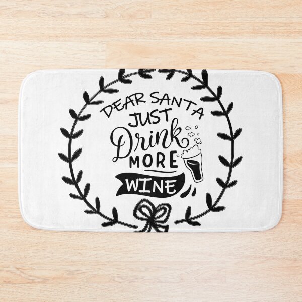 Item preview, Dear Santa Just Bring Wine Funny Christmas Drinking Drink More Beer designed and sold by BestTee4You.