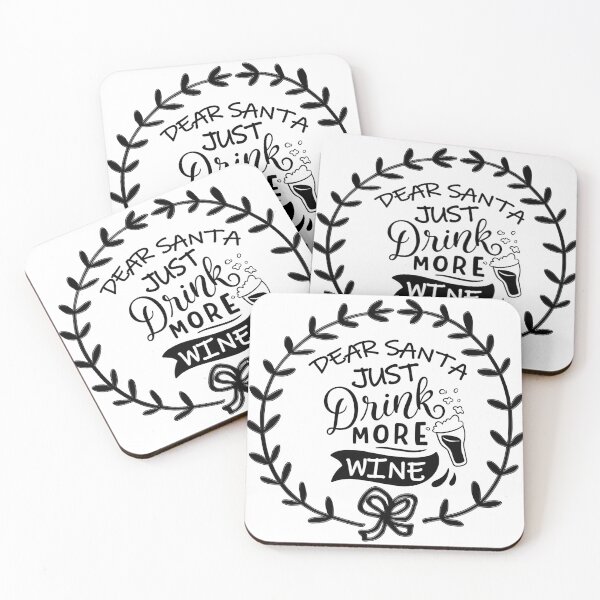 Item preview, Dear Santa Just Bring Wine Funny Christmas Drinking Drink More Beer designed and sold by BestTee4You.