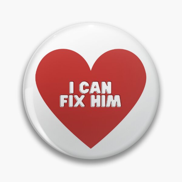 Item preview, I Can Fix Him Red Heart designed and sold by NimuehArt.