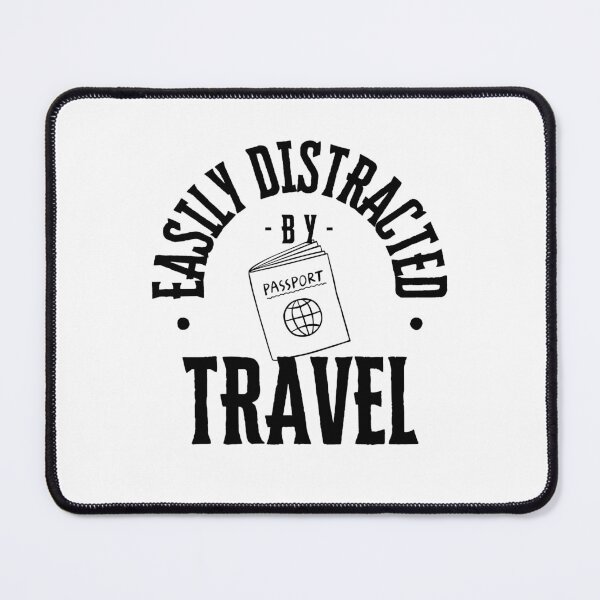 Item preview, Easily distracted by travel designed and sold by latitudelabel.