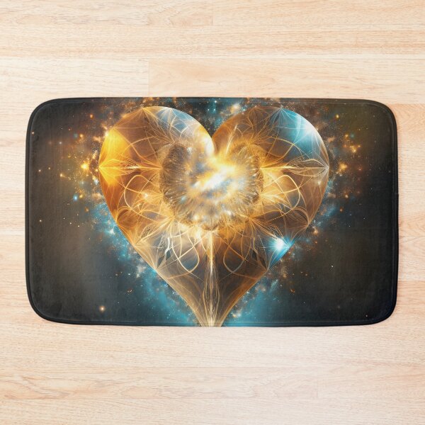 Item preview, Spiritual cosmic heart love symbol print designed and sold by dcrc.