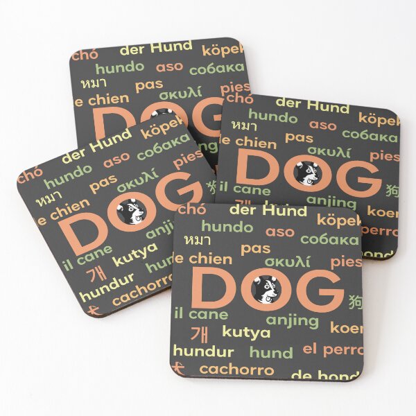 Item preview, Dogs in many languages designed and sold by bubboboon.