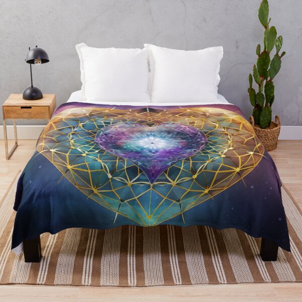 Item preview, spiritual cosmic heart love symbol print designed and sold by dcrc.