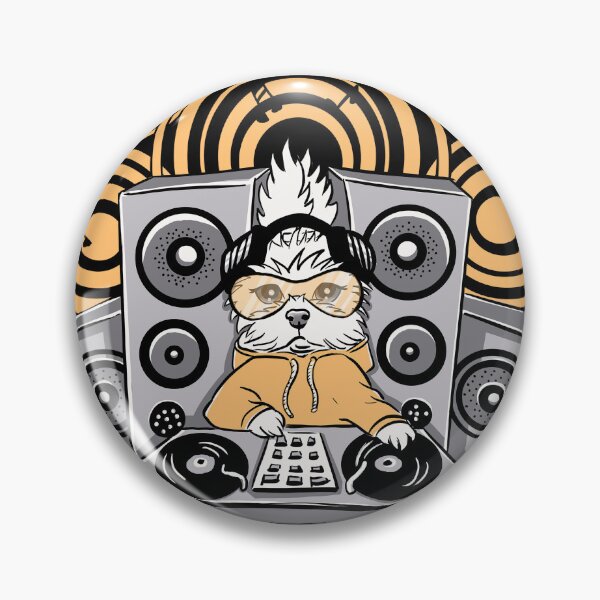 Item preview, Maya the Yellow DJ Dog designed and sold by teobic.