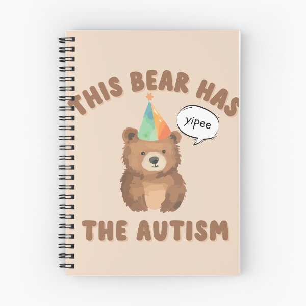 Item preview, this bear has the autism designed and sold by goblinbabe.