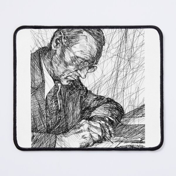 Item preview, HERMANN HESSE ink portrait .5 designed and sold by lautir.