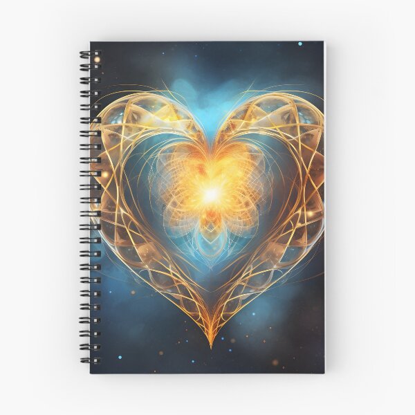 Item preview, spiritual cosmic heart love symbol print designed and sold by dcrc.