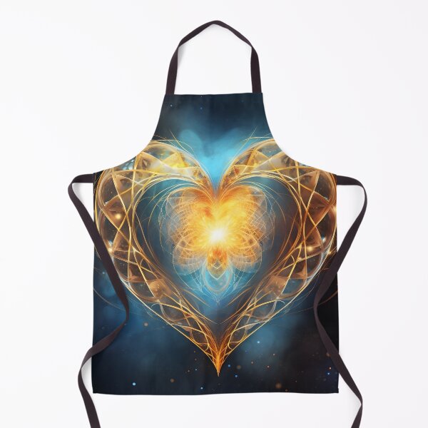 Item preview, spiritual cosmic heart love symbol print designed and sold by dcrc.