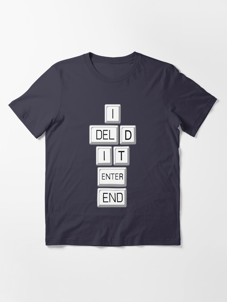 Alternate view of I Deleted it Farewell Social Media Essential T-Shirt